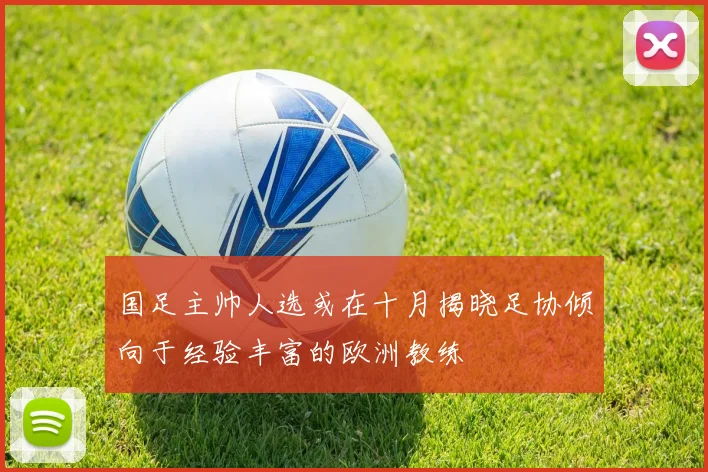 国足主帅人选或在十月揭晓足协倾向于经验丰富的欧洲教练